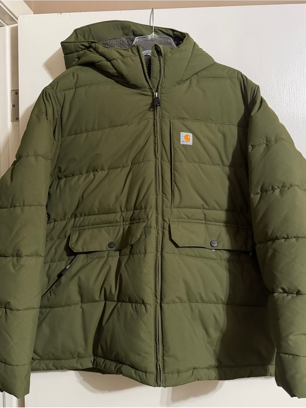 WOMEN’S CARHARTT MONTANA SHERPA LINED HOODED JACKET SIZE 3X